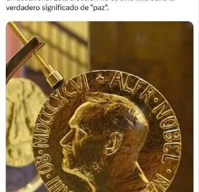 Iran embassy condemns awarding of Nobel Peace Prize to Venezuela’s pro-genocide politician