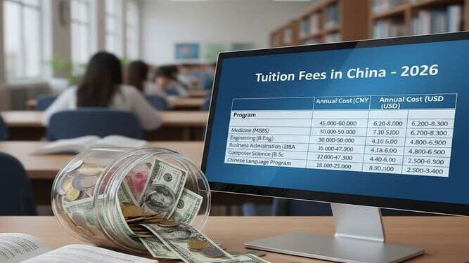A Comprehensive Guide to the Cost of Studying in China 2026